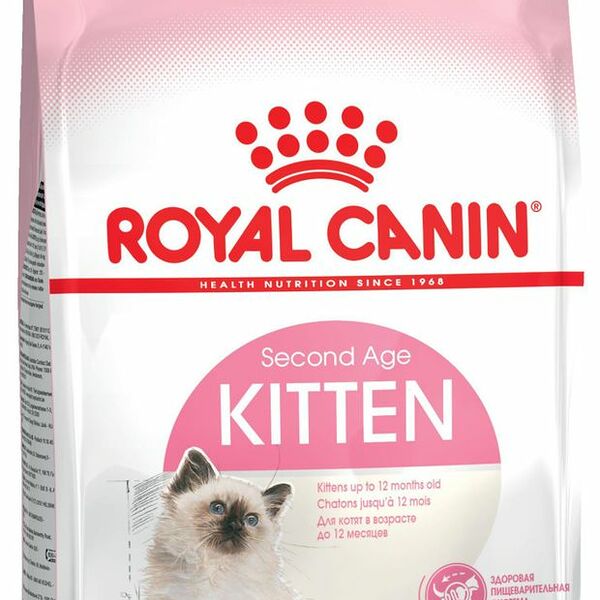 Корм Royal Canin Kitten сухой полнорационный сбалансированный для котят в период второй фазы роста (в возрасте до 12 месяцев) 2 кг