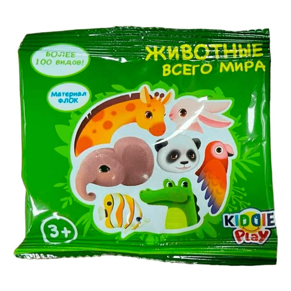 Игрушка Kiddie Play Животные Всего Мира анимационная в ассортименте 1шт.