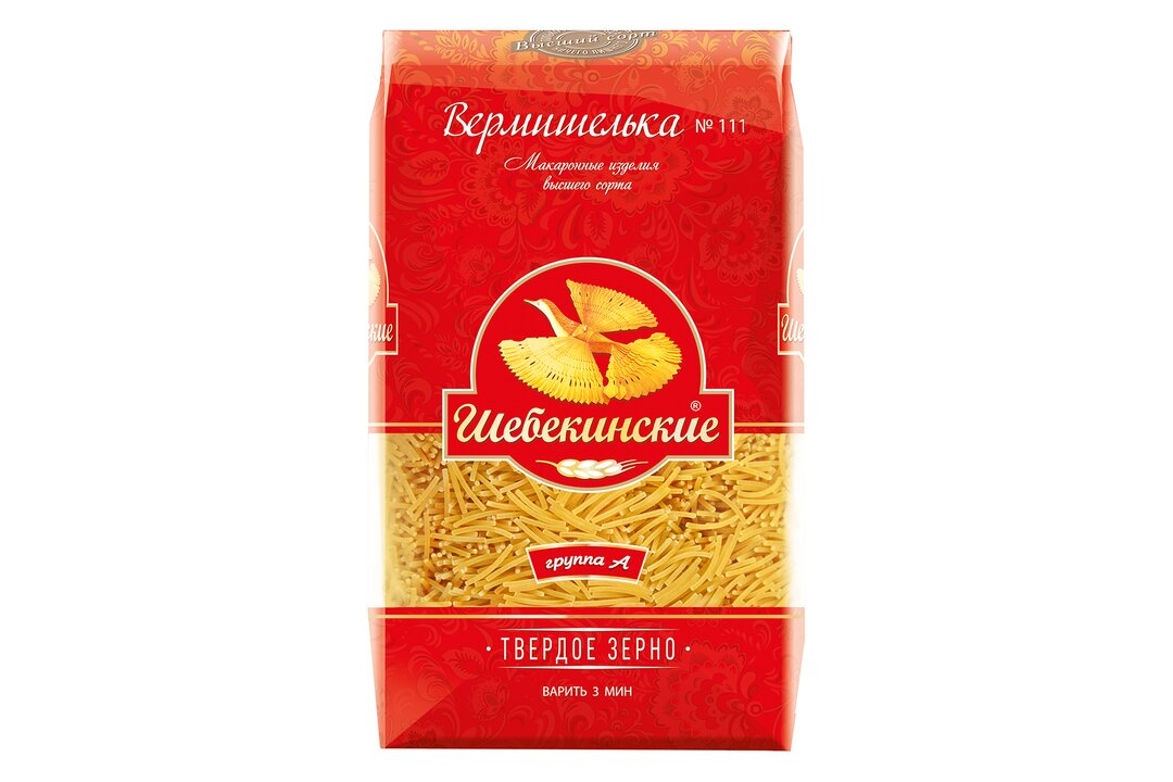 

Макаронные изделия Шебекинские Вермишелька №111 450 г