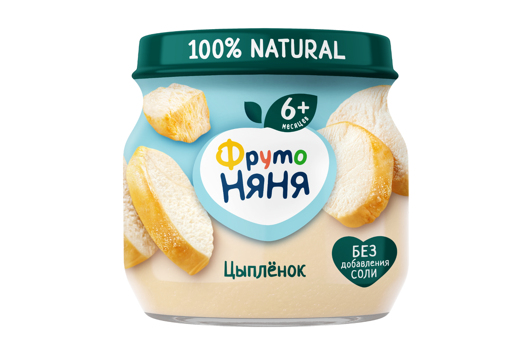 

Пюре ФрутоНяня из мяса цыплят 80 г