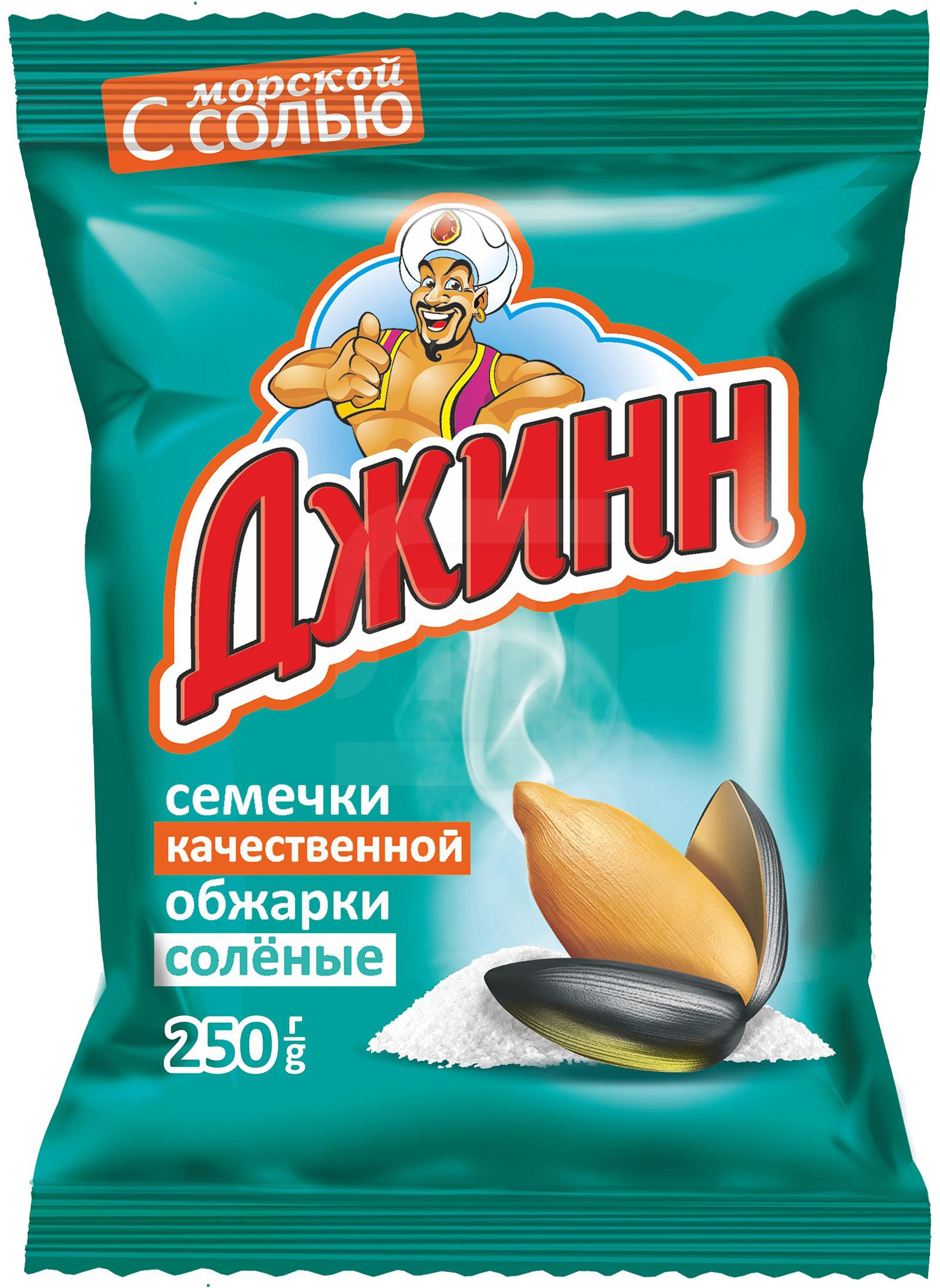 

Семечки Джинн жареные соленые 250 г