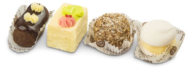 

Набор мини-пирожных Добрынинский Ассорти 573 г