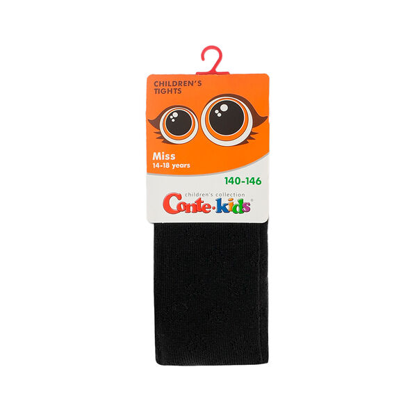 Колготки детские CONTE-KIDS MISS, р.140-146 (22), 609 черный
