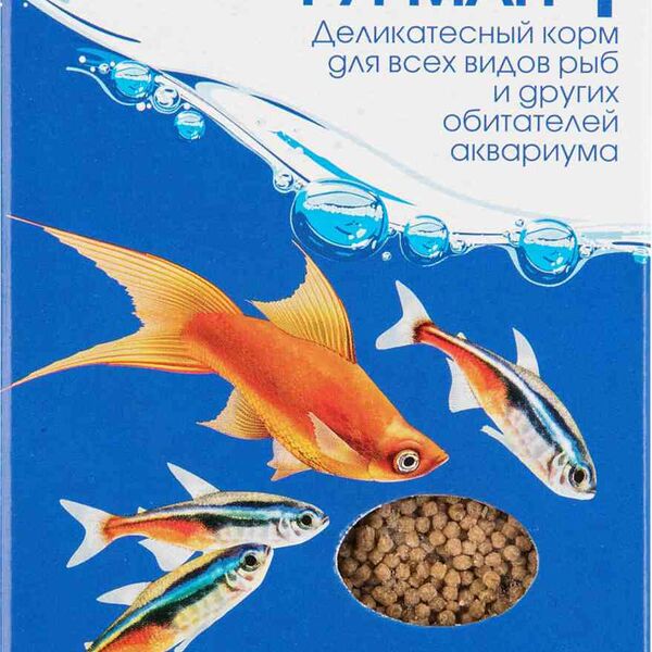 Корм для всех видов рыб и других обитателей аквариума Зоомир Гурман-1 деликатесный