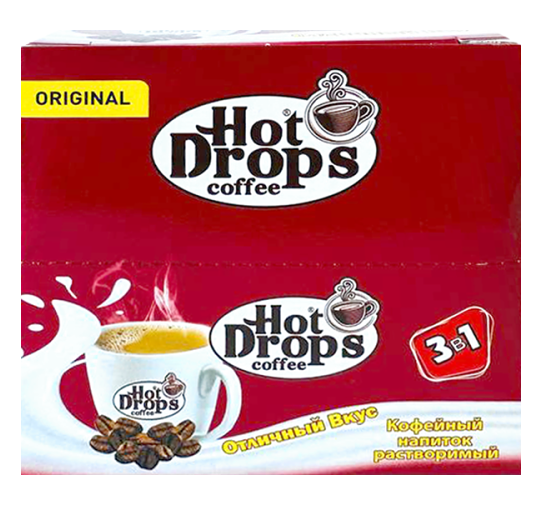 Кофе растворимый Hot Drops 3в1 10х15 г