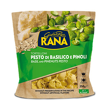 

Тортеллони охлаждённые Rana с соусом песто и кедровыми орехами