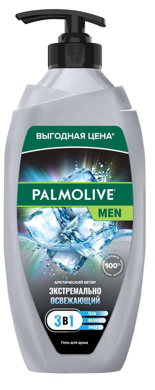 

Гель для душа Palmolive Men Арктический ветер 3 в 1 750 мл