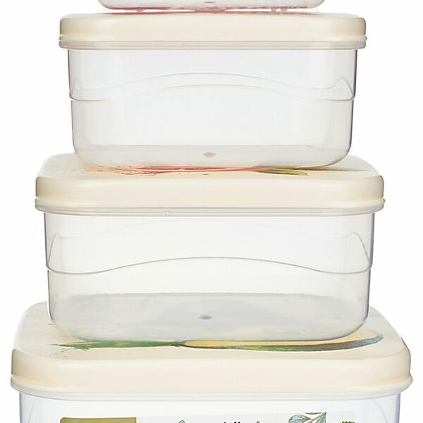 Набор контейнеров Phibo 0,3 л+0,45 л+0,65 л+1 л