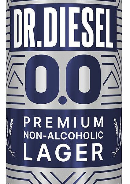 Напиток пивной безалкогольный Dr. Diesel Премиум Лагер 00 пастеризованный не более 0,3%, 0.43л