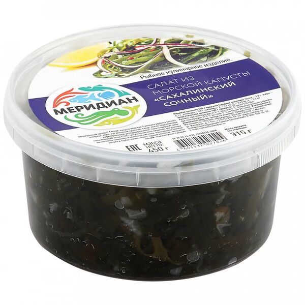 Салат из морской капусты Меридиан Сахалинский