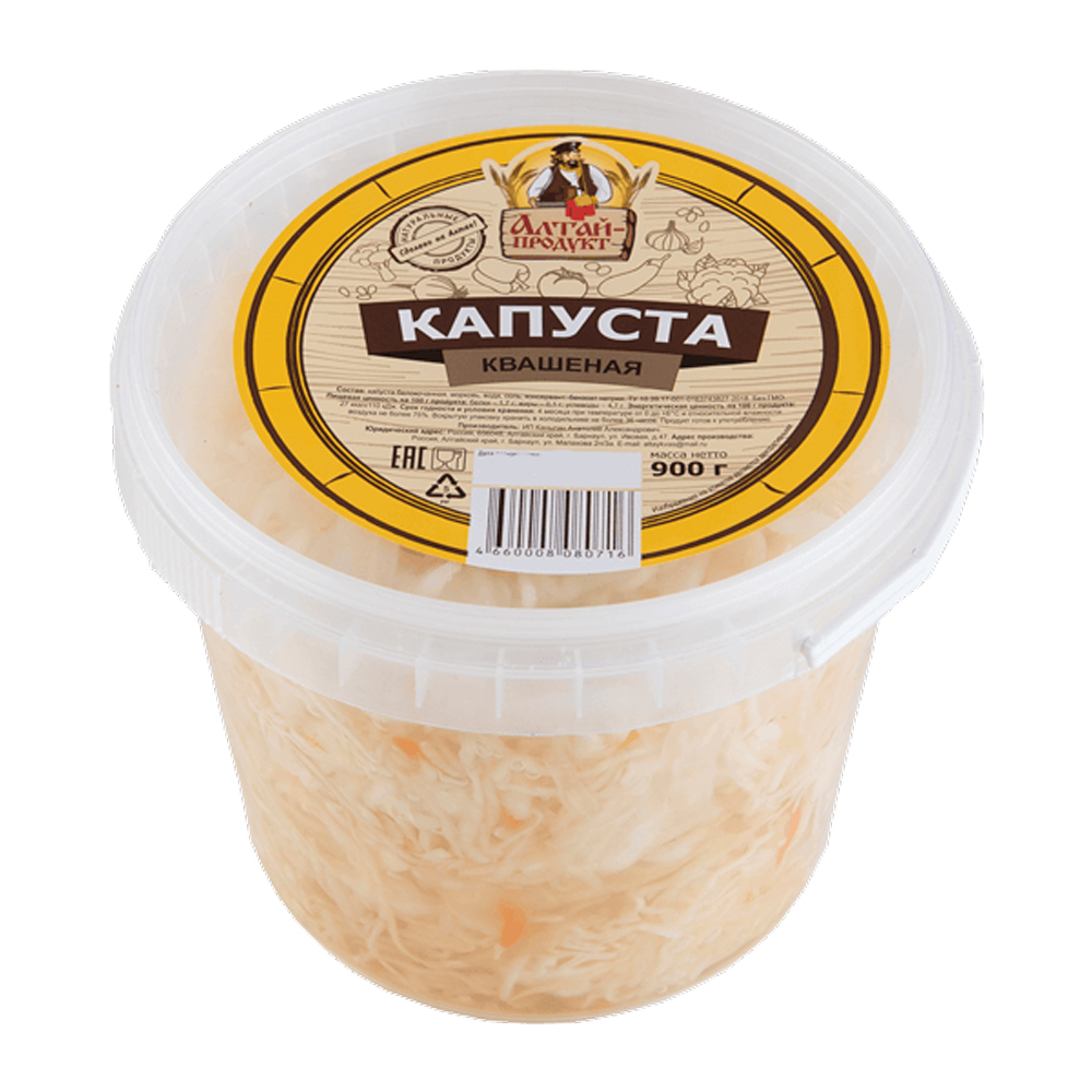 

Капуста квашеная БРОДИЧ, 900г