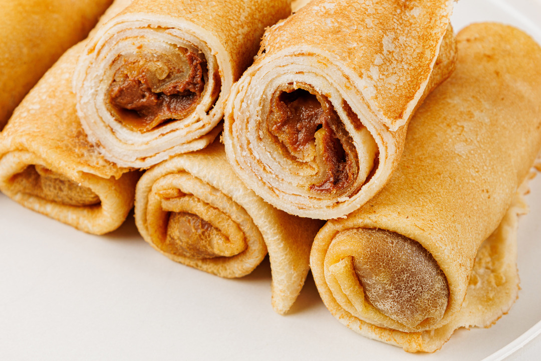 

Блинчики с вареным сгущенным молоком, зам.(Продукт замороженный)