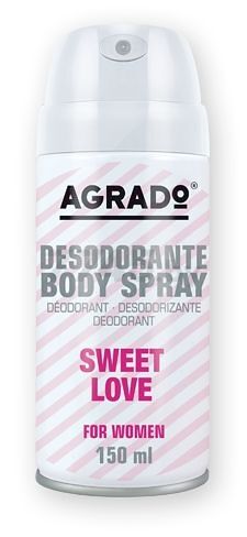 Дезодорант женский Agrado Sweet Love спрей, 150 мл