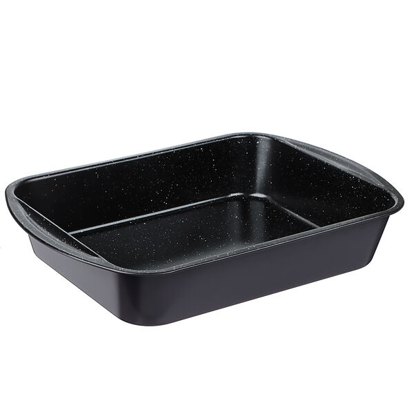 Satoshi валькур противень глубокий, 40х28,5х7см, угл.сталь, антипригарное покрытие 280 град