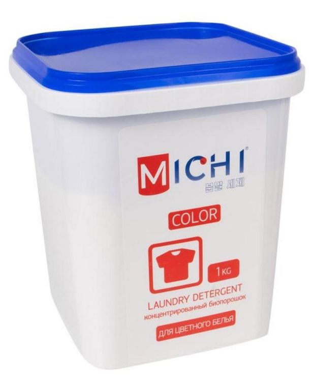 

Стиральный биопорошок Michi концентрированный для цветного белья 1 кг