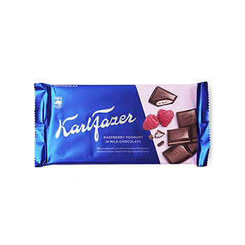 Шоколад Fazer молочный с малиновым йогуртом