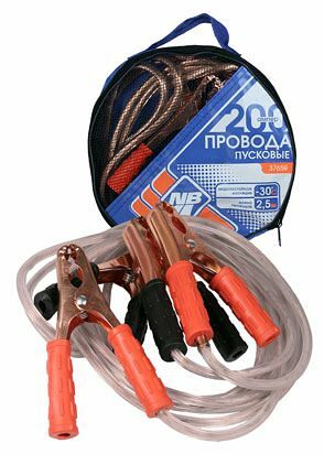 Провода пусковые Nova Bright 200А, 2,5 м