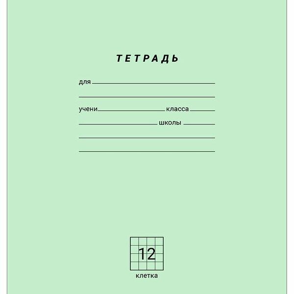 Тетрадь Каждый день в клетку А5, 12 л