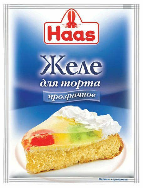 Желе для торта прозрачное Haas
