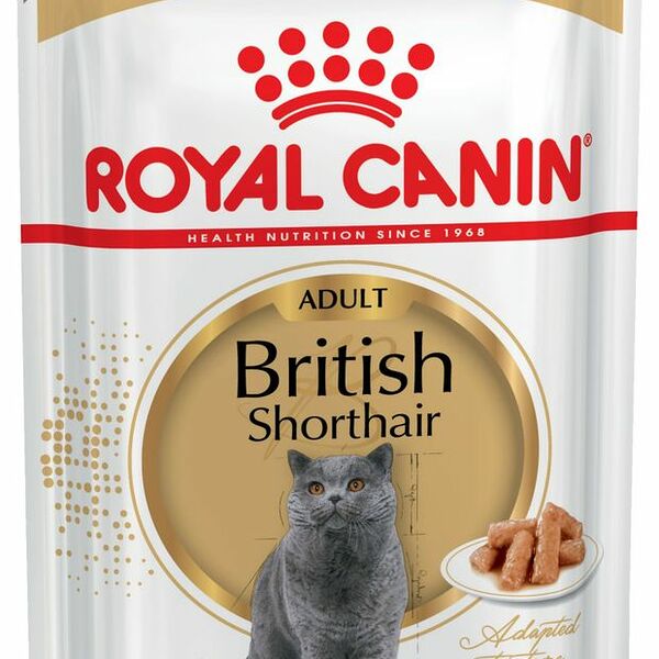 Корм влажный Royal Canin British Shorthair Adult для взрослых британских короткошерстных кошек, 85г