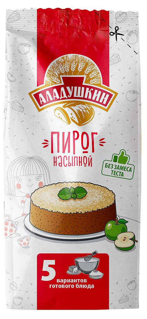 

Смесь для выпечки АЛАДУШКИН Пирог насыпной, 450г