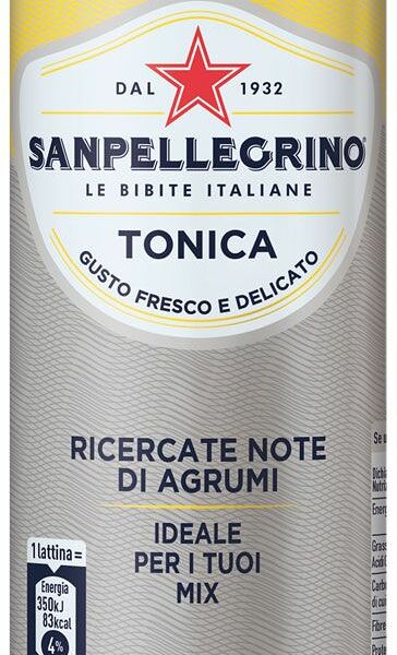 Напиток газированный Sanpellegrino Tonica с экстрактом цитрусовых, 330мл
