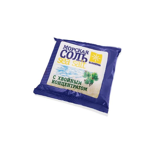 Соль морская природная с хвойным концентратом вес 1 кг