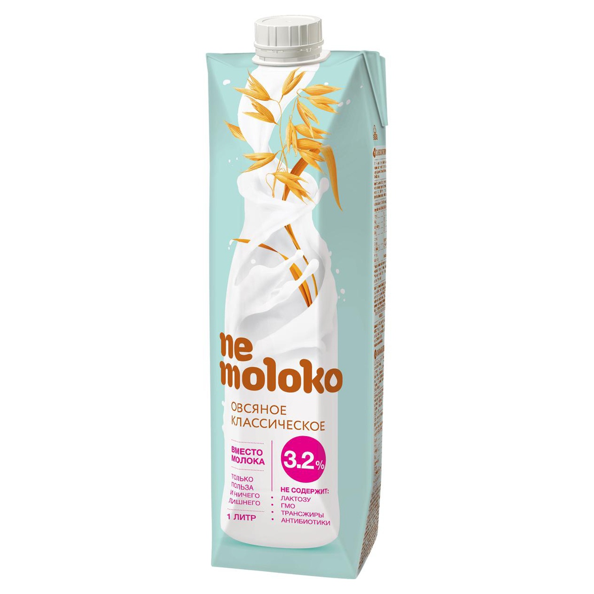 

Напиток овсяный Nemoloko Классический 3.2% 1 л
