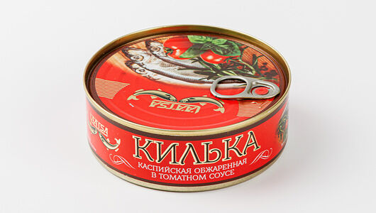 Килька каспийская обжаренная в томатном соусе Лаатса