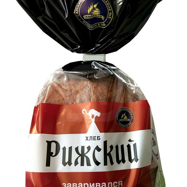 Хлеб Самарский хлебозавод №5 Рижский пшенично-ржаной нарезка