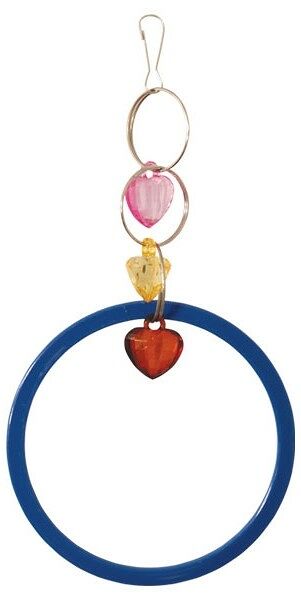 Игрушка Triol 056-КХ обруч с украшением для птиц 16 x 7.5 см