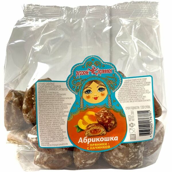 Пряники Русские пряники Абрикошка, 350 г