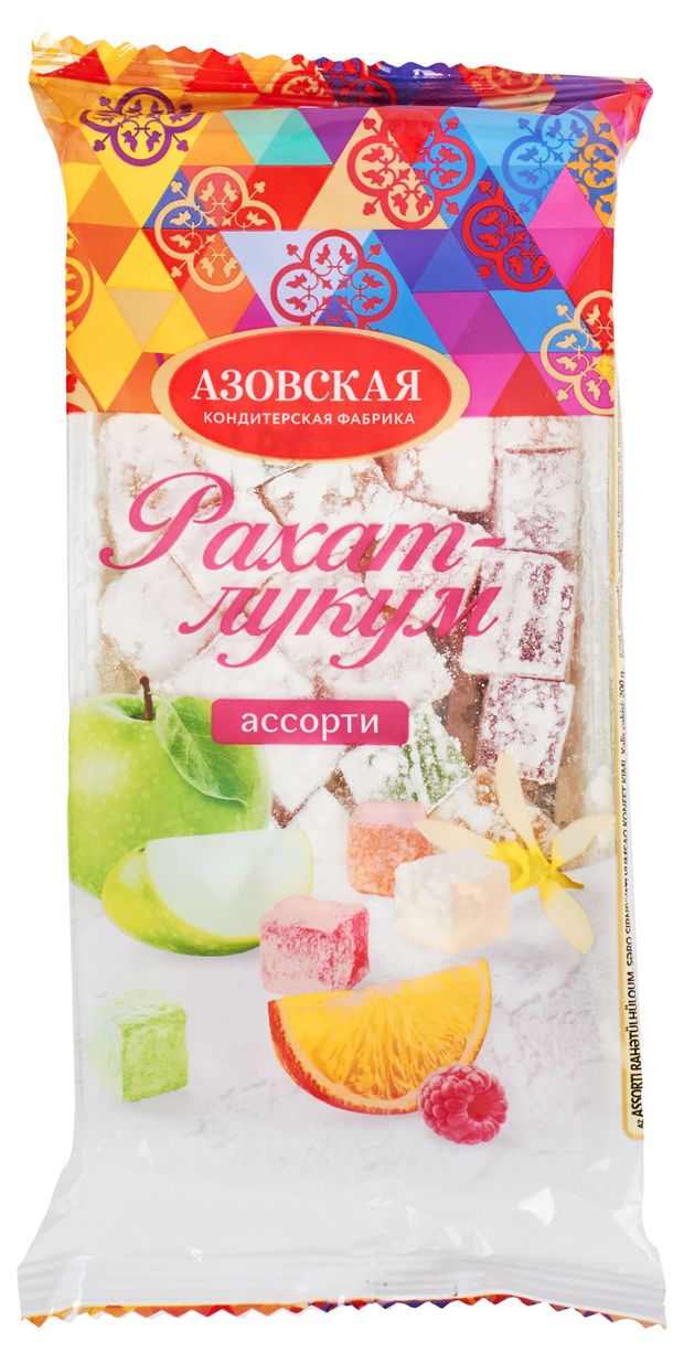 

Рахат-Лукум Азовская кондитерская фабрика Ассорти 200 г