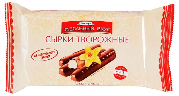 

Сырки творожные Желанный вкус с ванилью 15% 175 г