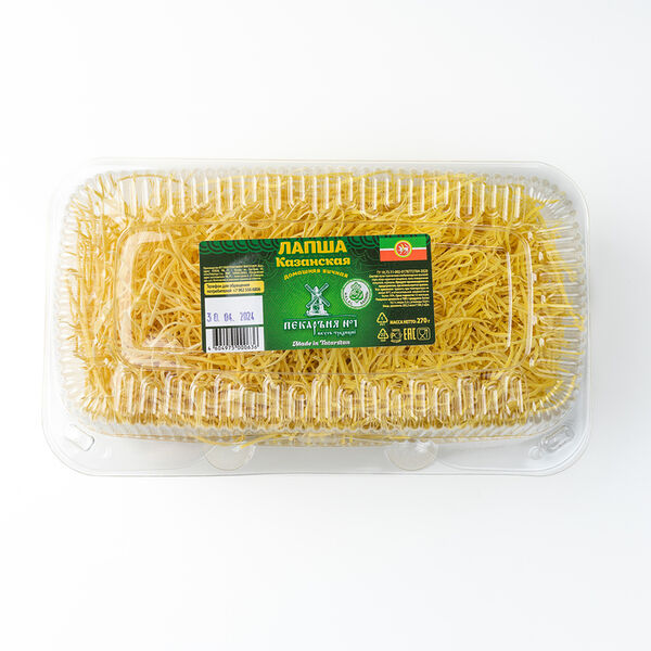 Лапша Пекарня №1 Казанская домашняя яичная