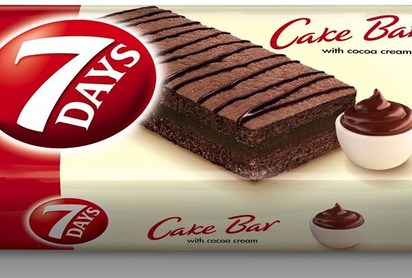 Пирожное бисквитное 7DAYS Cake Bar с кремом какао, 30 г х 9 шт