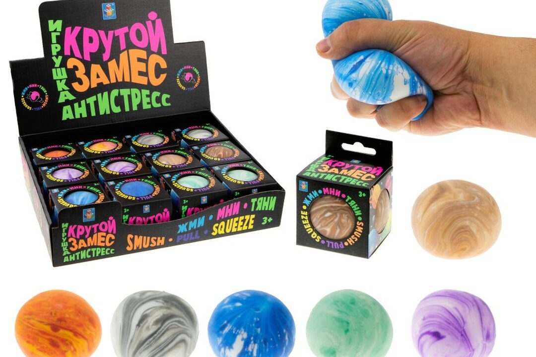

Игрушка-антистресс 1Toy Крутой замес Галактика 7 см, в ассортименте