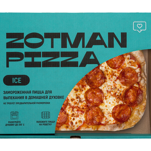 Пицца Zotman pizza Замороженная Пепперони 400 г