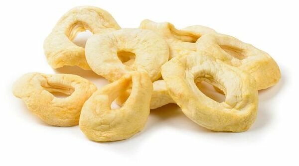 Яблоки сушёные кольца фасованные, вес