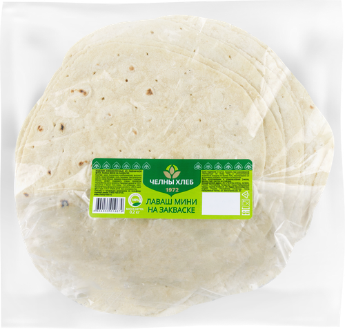 

Лаваш ЧЕЛНЫ-ХЛЕБ мини на закваске, 200г