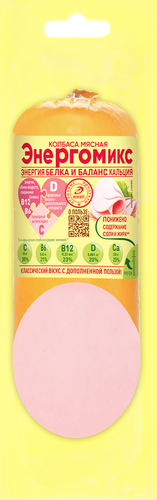 

Колбаса Иней Мясная Энергомикс вареная 300 г