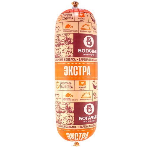 

Колбаса вареная Богачев Экстра вес