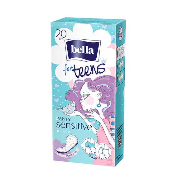Ежедневные прокладки Bella For Teens Sensitive 20 шт