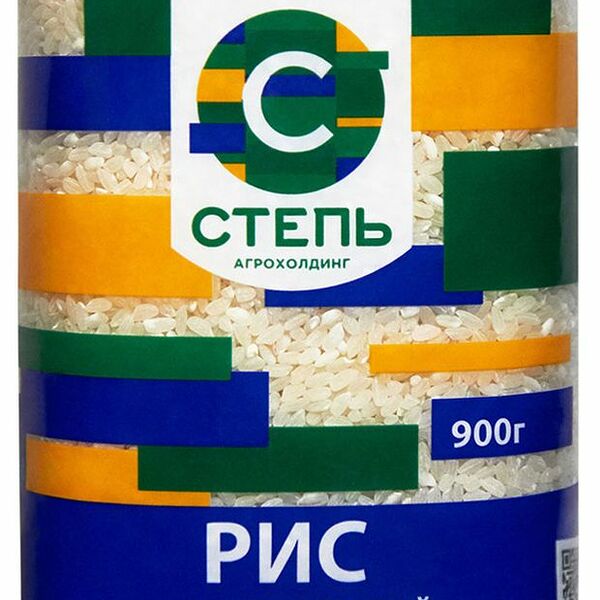 Рис шлифованный Степь круглозерный