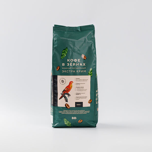Кофе Extra cream в зернах, 1 кг