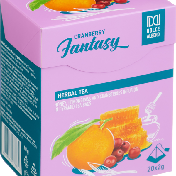Напиток чайный DOLCE ALBERO Cranberry Fantasy, 20пир