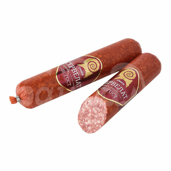 Колбаса Сервелат 400гр в/к ГОСТ УМКК в/у