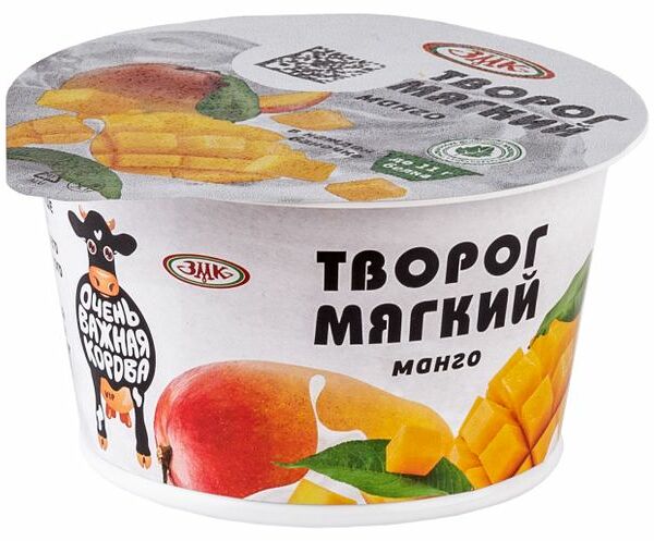 Творог мягкий Очень Важная Корова с манго 4.2%