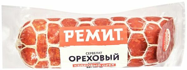 Колбаса варено-копченая Ремит Сервелат Ореховый