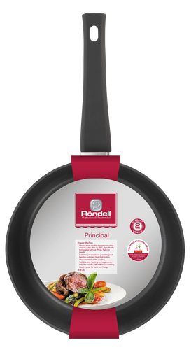 

Сковорода RONDELL Principal 26см, антипригарное покрытие, кованый алюминий
